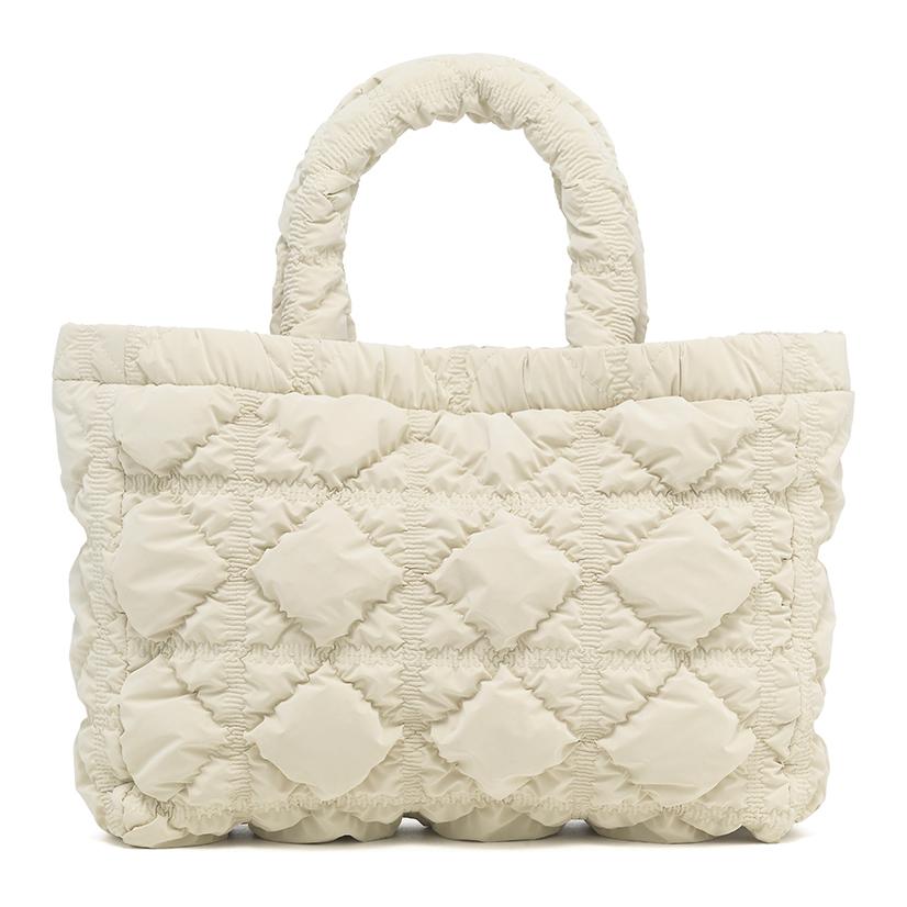 

CARLYN Женская кожаная сумка цвета слоновой кости, Ivory White