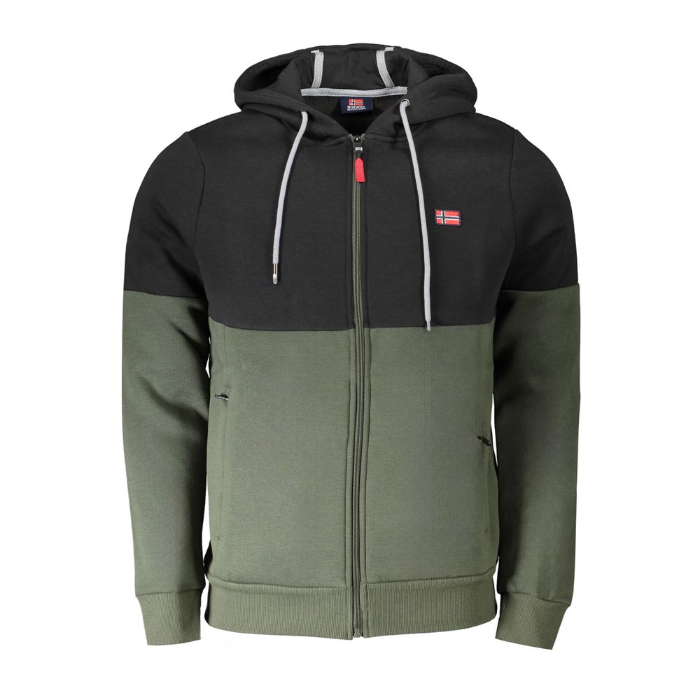 

Зеленый хлопковый мужской свитер Geographical Norway
