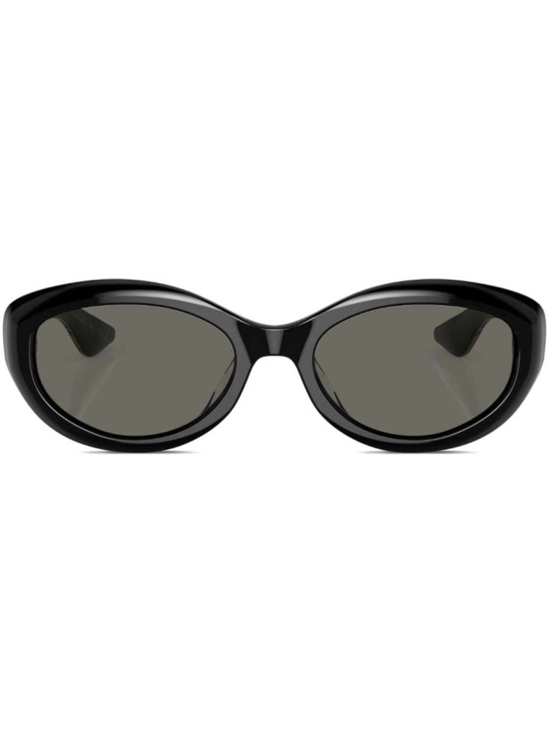 

Oliver Peoples солнцезащитные очки 1969 в овальной оправе, черный