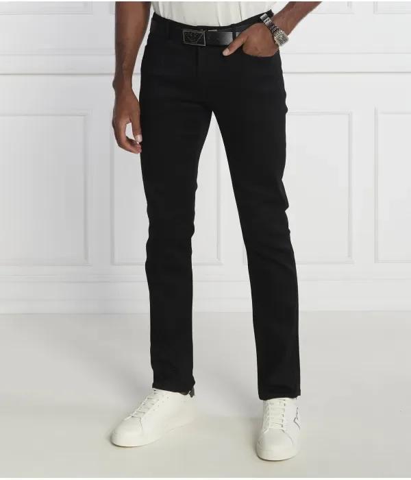 Джинсы j06 slim fit Emporio Armani, черный — фото 3