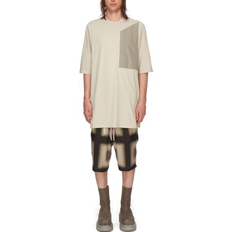 Футболка мужская жемчужно-белая Rick Owens, белый — фото 2