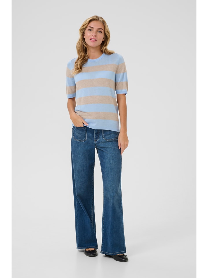 

Светло-голубая трикотажная рубашка Kaffe