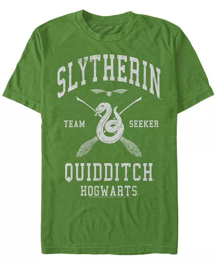 

Мужская футболка с коротким рукавом Slytherin Seeker Fifth Sun, зеленый