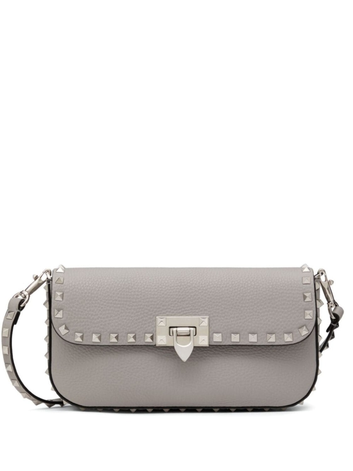 

Valentino Garavani сумка через плечо с декором Rockstud, серый