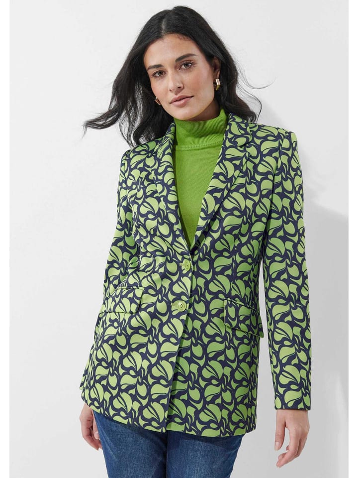 

Alba Moda Пиджак зеленого/темно-синего цвета