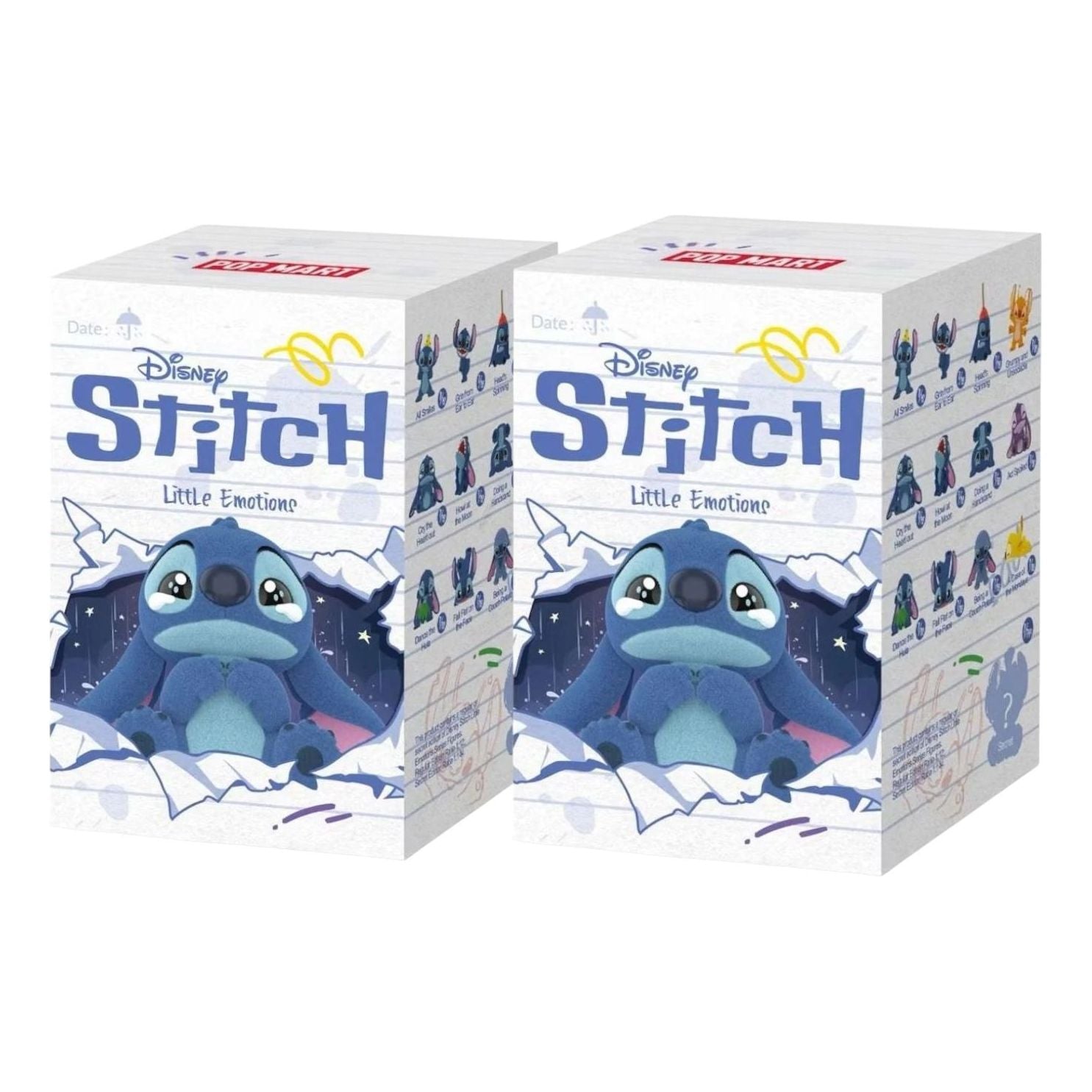 

Фигурка Pop Mart Disney Stitch Little Emotions Figure Sealed Case (2 Blind Boxes)