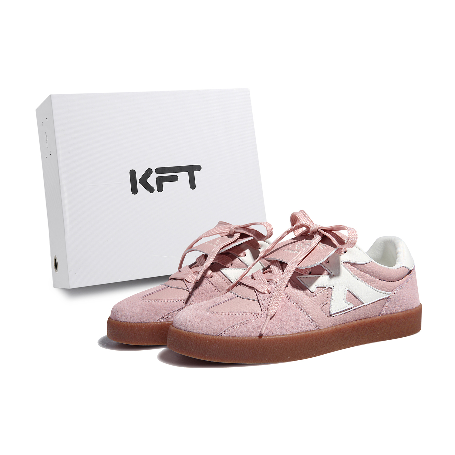 

KFT Немецкие армейские кроссовки Slip Resistant противоскользящие, износостойкие, легкие, дышащие лоу-топ скейтборд обувь унисекс - молочный чай порошки, цвет Milk Tea Powders