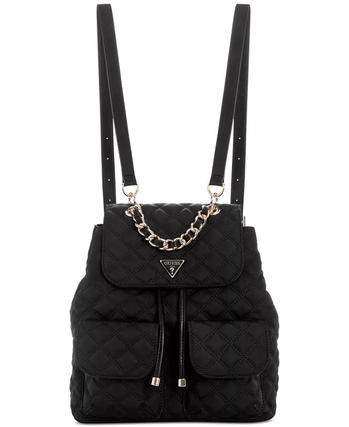 

Рюкзак Giully с клапаном сзади GUESS, черный