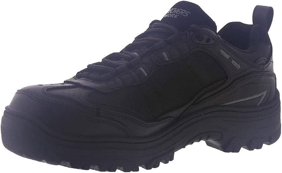 Мужские оксфорды Skechers Work Burgin-Sawda, черный — фото 4