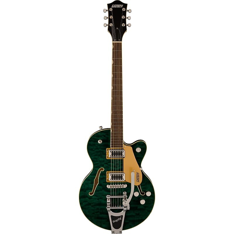 

Электрогитара Gretsch G5655T-QM Electromatic Center Block Jr. Quilt Bigsby Guitar, Mariana