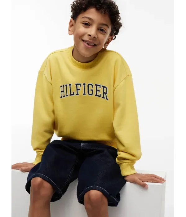 Толстовка VARSITY regular fit Tommy Hilfiger, желтый — фото 4
