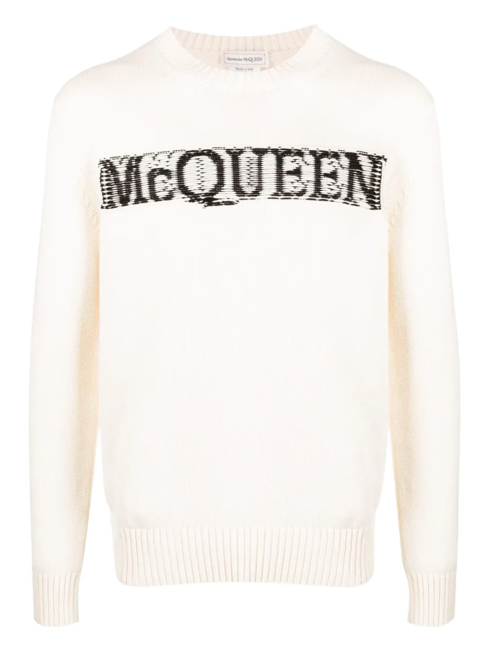 

Свитер с логотипом Alexander McQueen, белый
