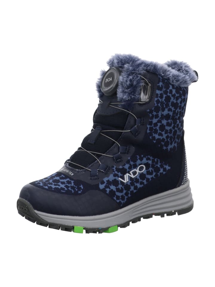 

Сапоги VADO Mädchen Stiefel SNOW HIGH BOA GTX, синий