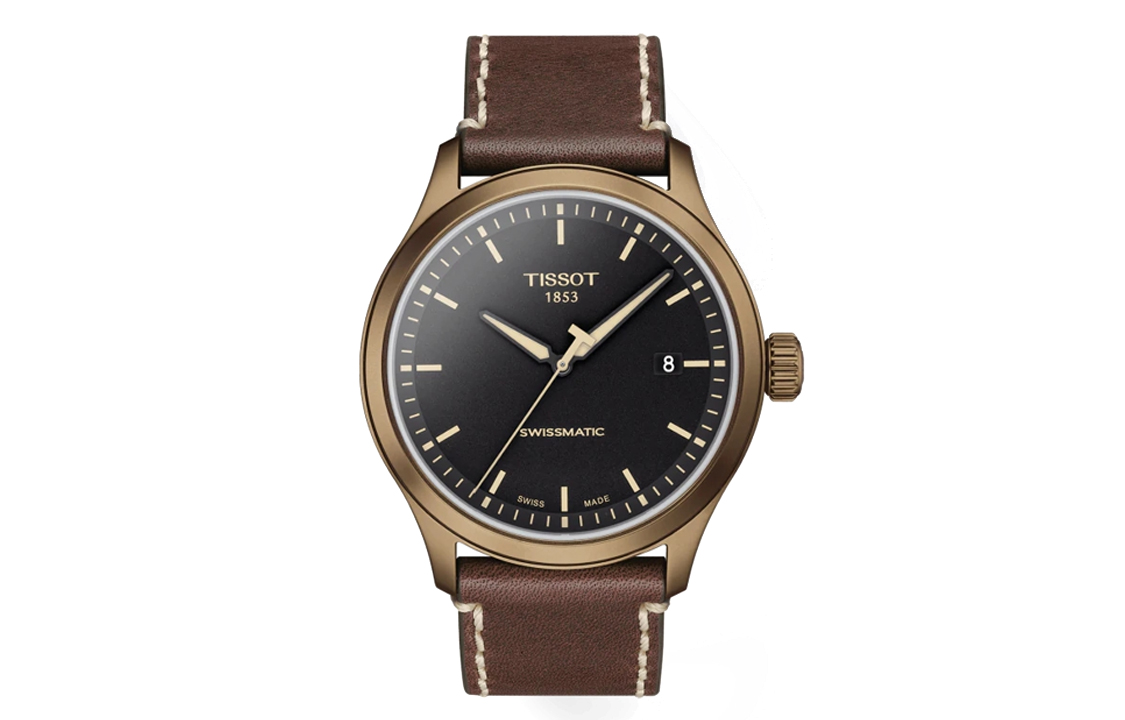 

Мужские часы XL TISSOT, коричневый watch case