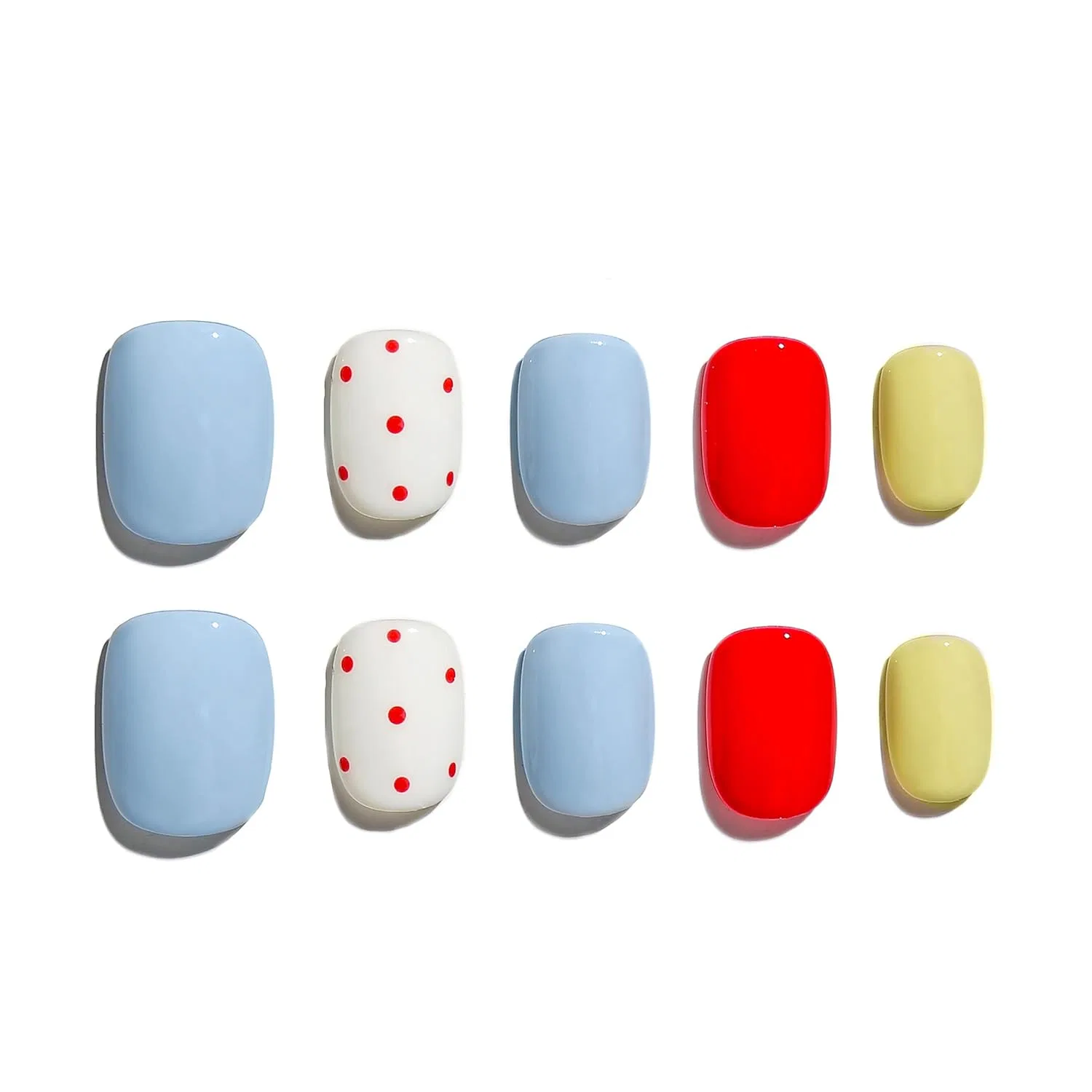 Набор накладных ногтей «Squoval Round» от Sun&Beam Nails Sun&Beam Nails, #177