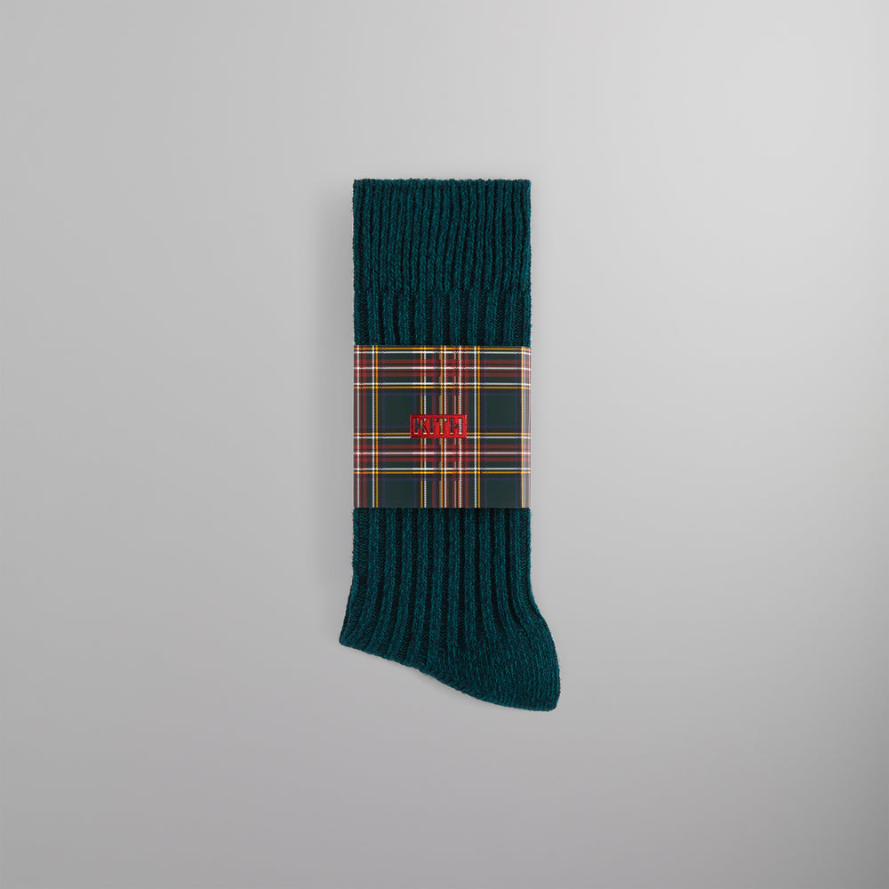 

Носки Kith Willet Marled Crew Socks, цвет Stadium