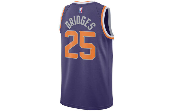Майка Nike x NBA Phoenix Suns 20-21 Jerseys 'Mikal Bridges 25', фиолетовый — фото 2