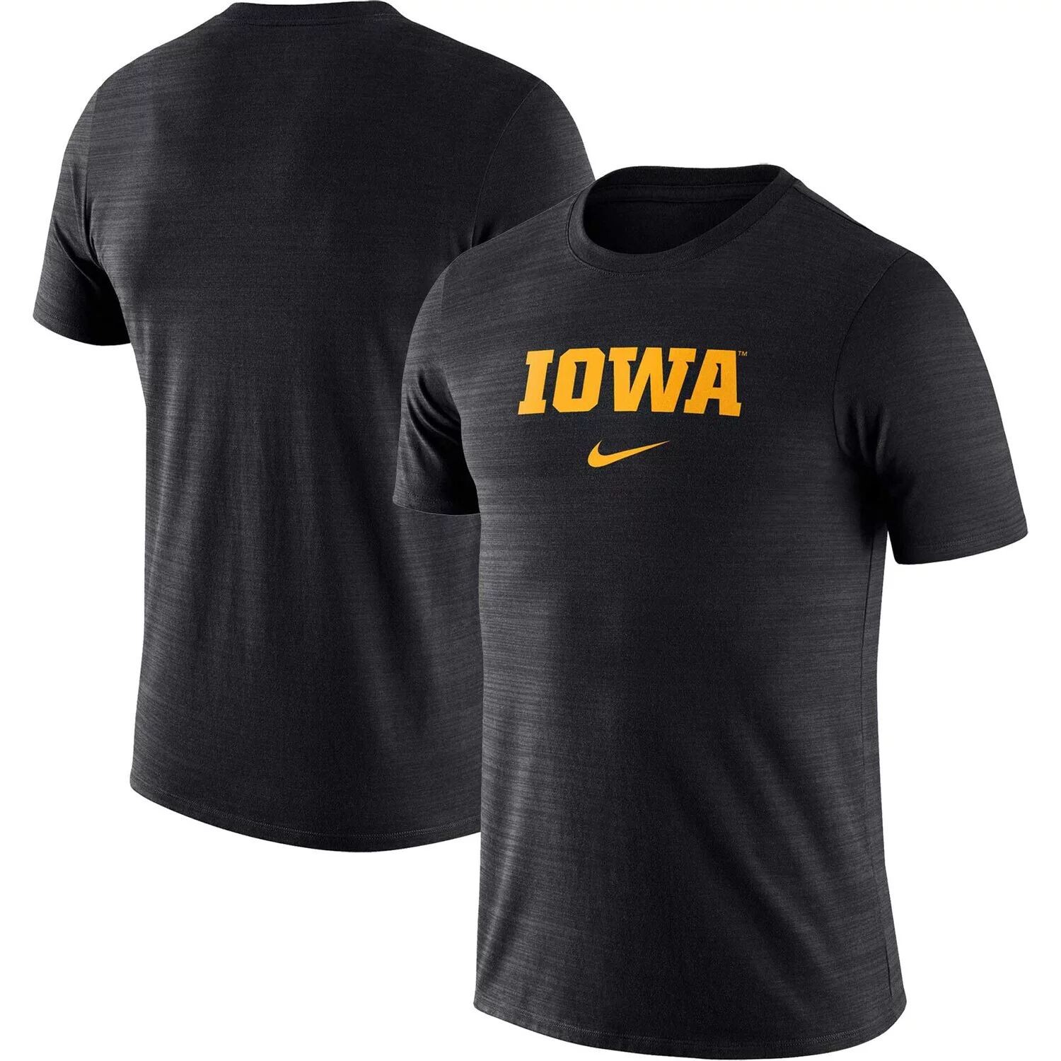 

Мужская черная футболка Iowa Hawkeyes Team Issue Velocity Performance Nike, Черный, Мужская черная футболка Iowa Hawkeyes Team Issue Velocity Performance Nike