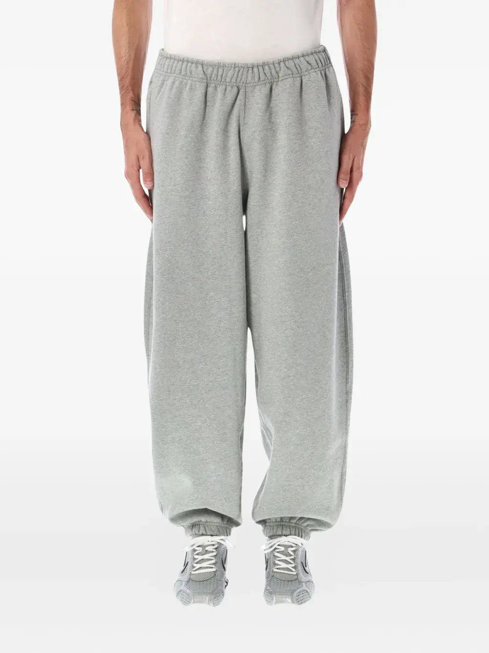 

Спортивные брюки с логотипом Swoosh Nike, серый