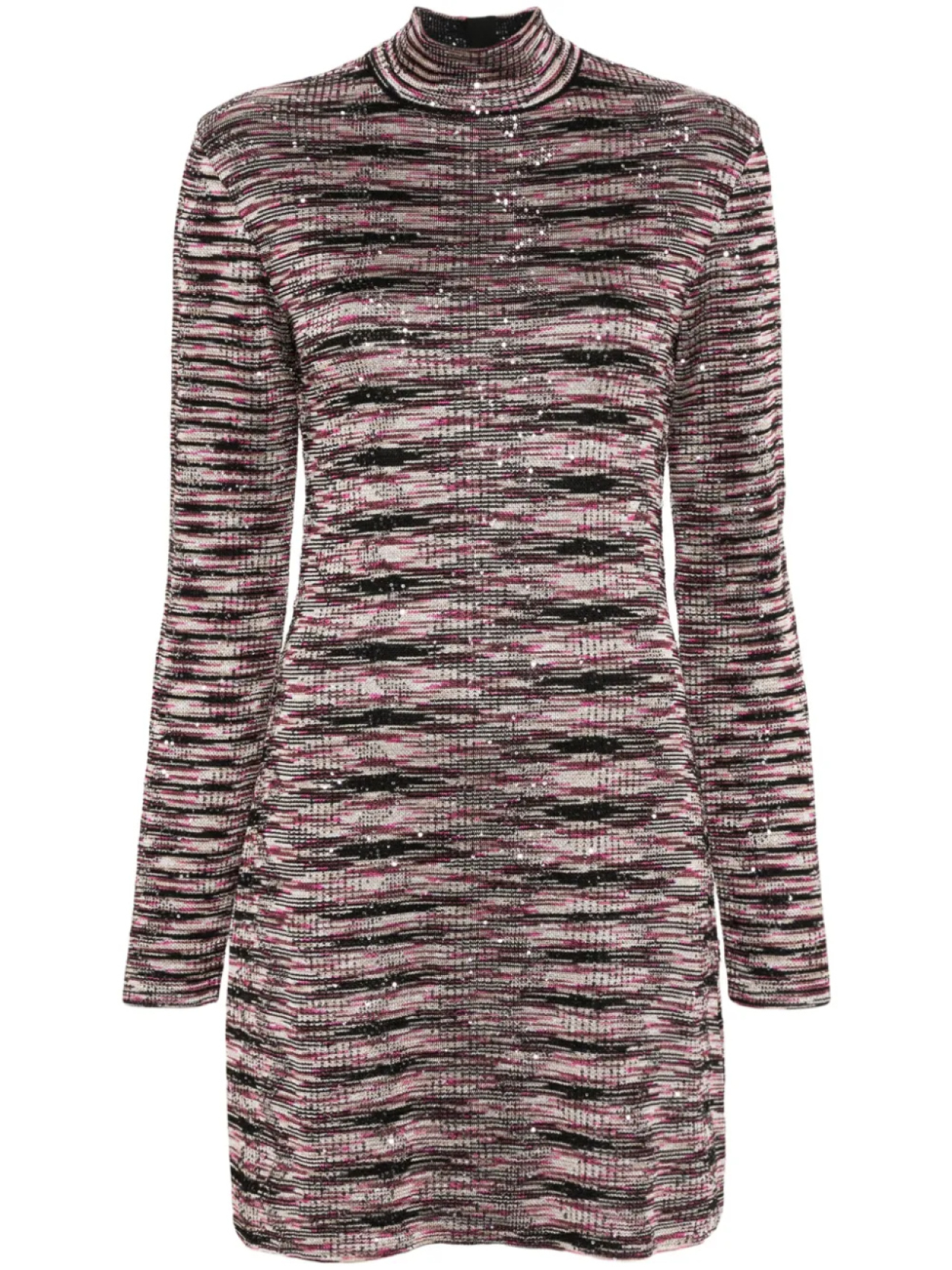 

Платье мини с пайетками Missoni, розовый