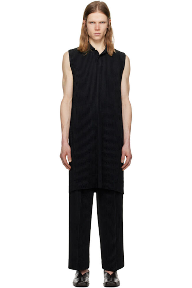 

Черный ежемесячный цвет февраль Polo HOMME PLISSÉ ISSEY MIYAKE