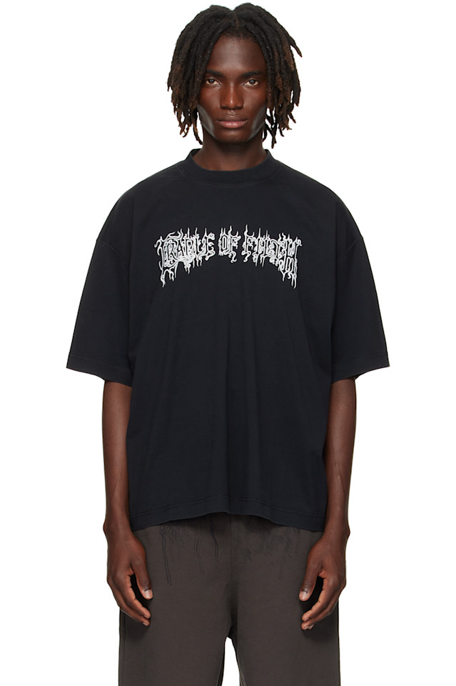 

Футболка с логотипом Cradle of Filth Vetements, черный