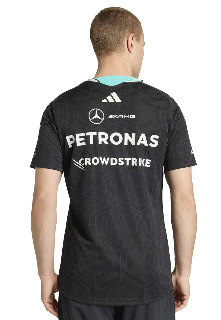 Футболка с коротким рукавом, Formula 1, Mercedes-AMG Petronas Adidas, черный — фото 2