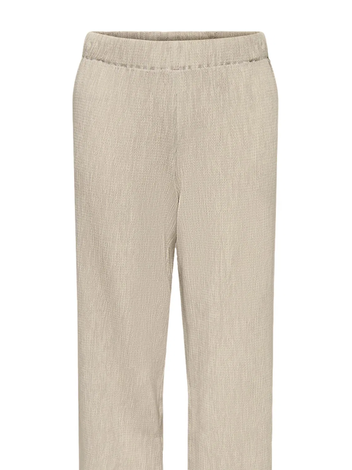 Брюки Only Girls Regular Pants KOG Kaylie кремового цвета — фото 4