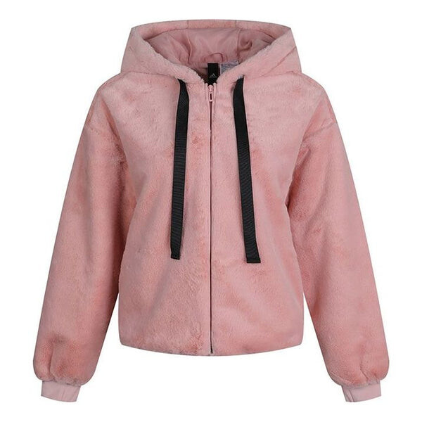 

Куртка (WMNS) Adidas Style Fur Hooded Jacket Pink, розовый