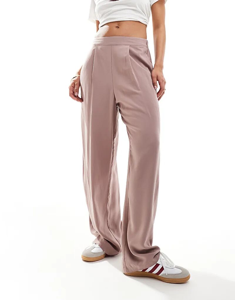 

Свободные брюки-стринги из норки ASOS DESIGN