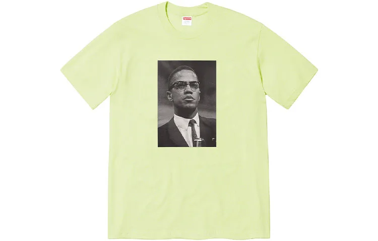 Футболка Roy DeCarava Malcolm X Supreme, Light Mint
