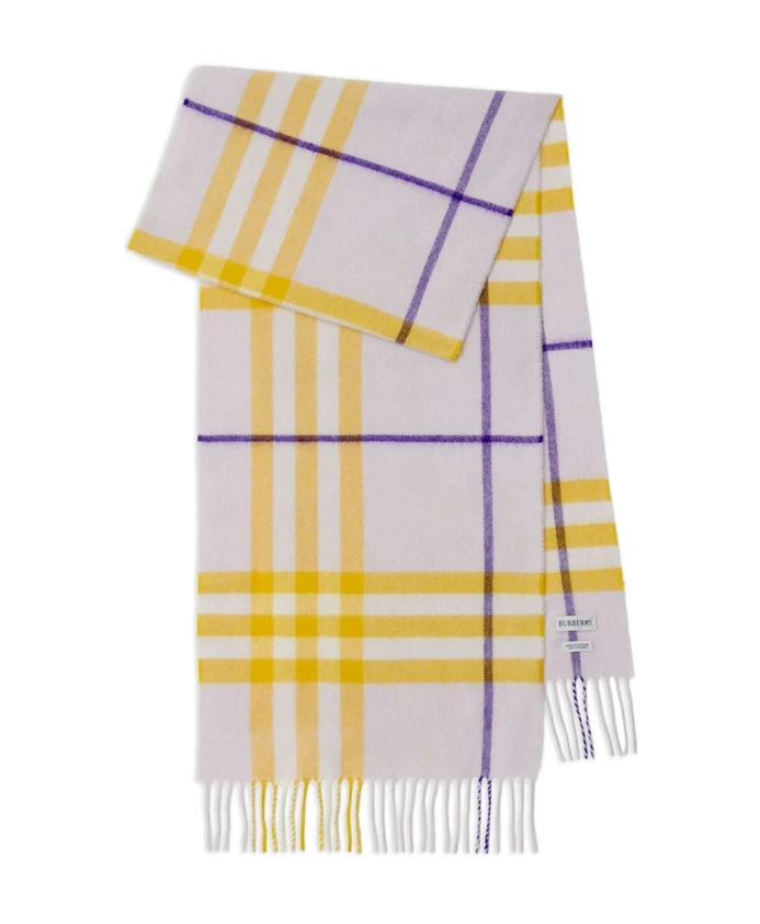 

Кашемировый шарф в клетку Burberry, мультиколор