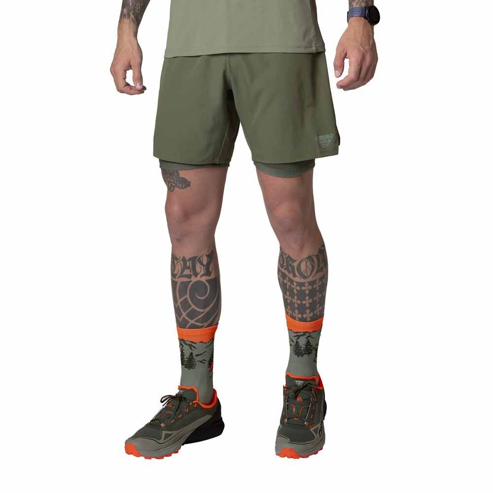 

Спортивные шорты Dynafit Alpine Pro 2 In 1, зеленый