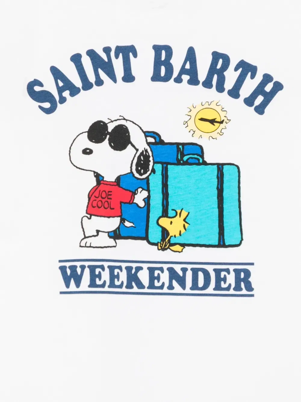 Футболка с графическим принтом MC2 Saint Barth Kids, белый — фото 3