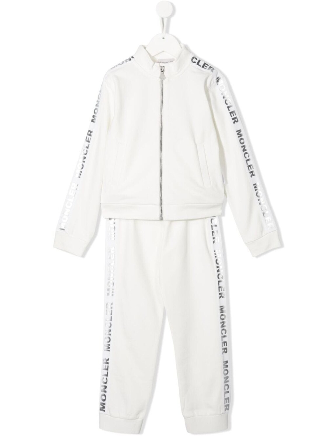 

Спортивный костюм с логотипом Moncler Enfant, белый