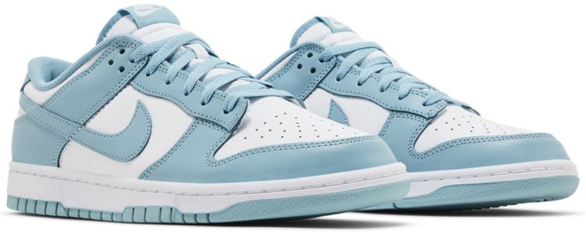 Кроссовки Nike Dunk Low Denim Turquoise, синий — фото 3