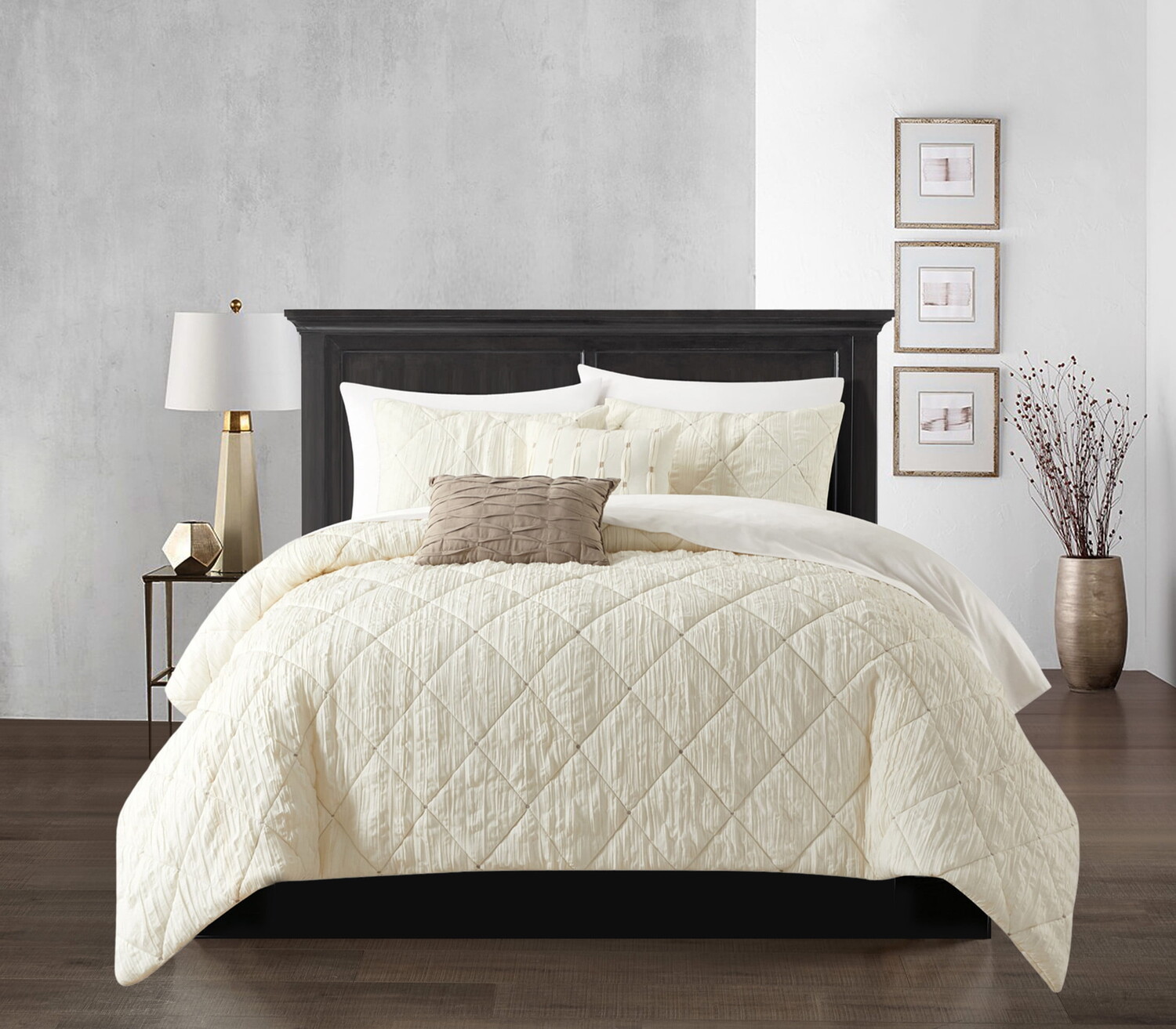 

Комплект постельного белья Chic Home Cuomo, бежевый