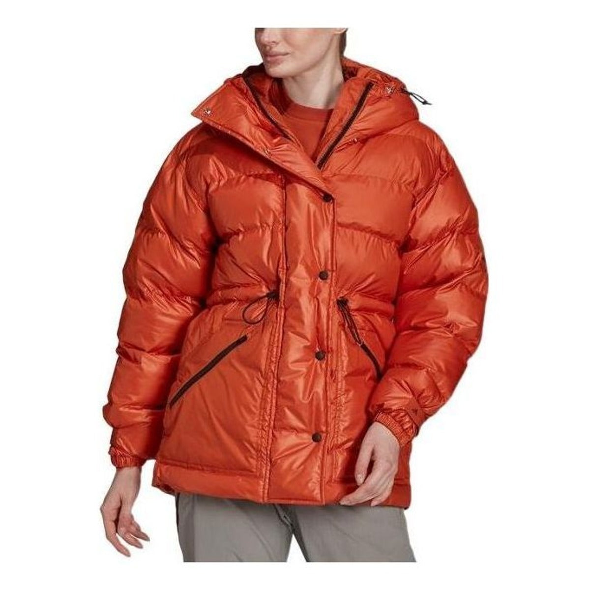 

Куртка (WMNS) adidas Stella McCartney Mid Length Puffer Jacket 'Copper'