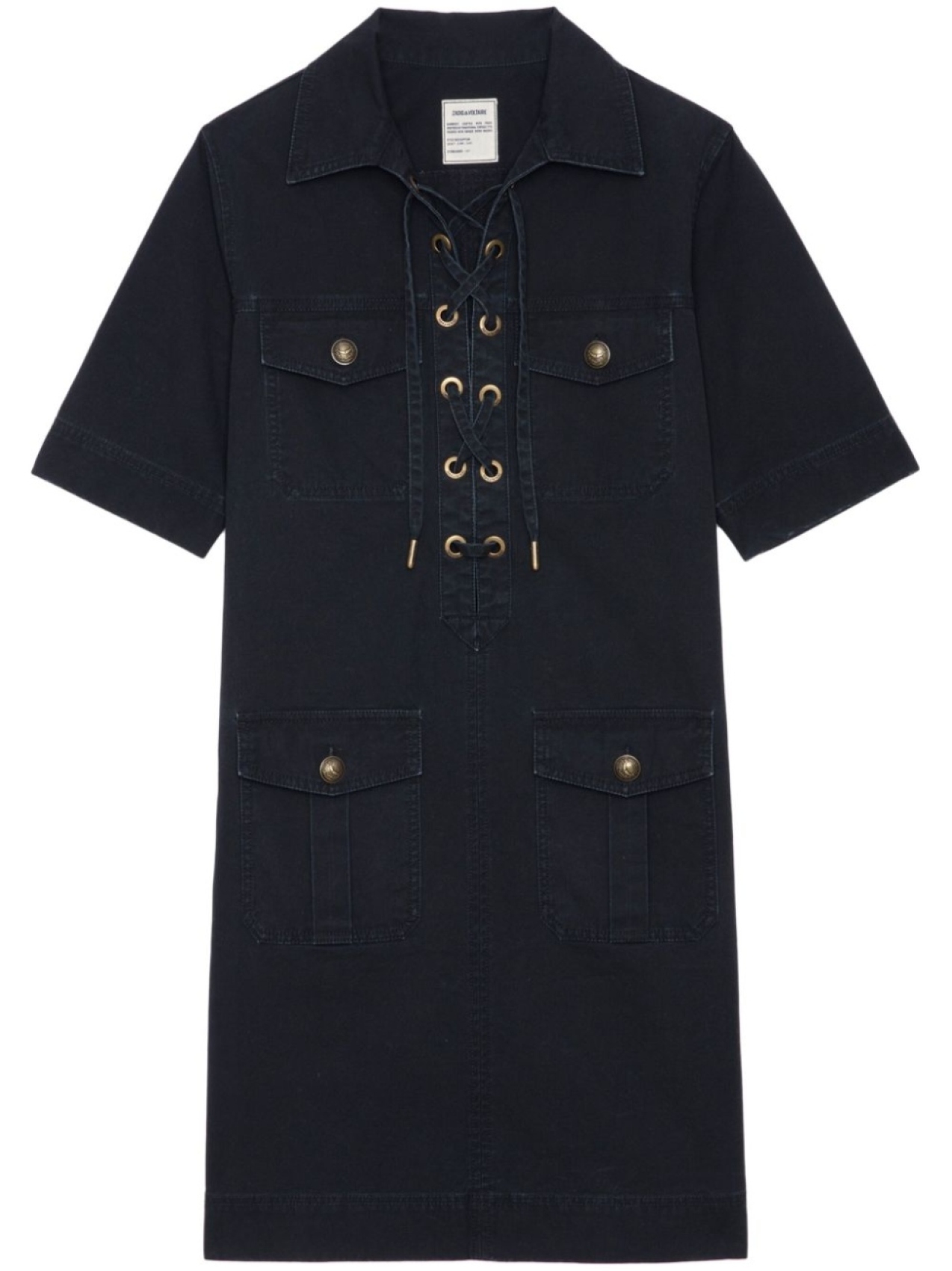 

Zadig&Voltaire платье мини Record, черный