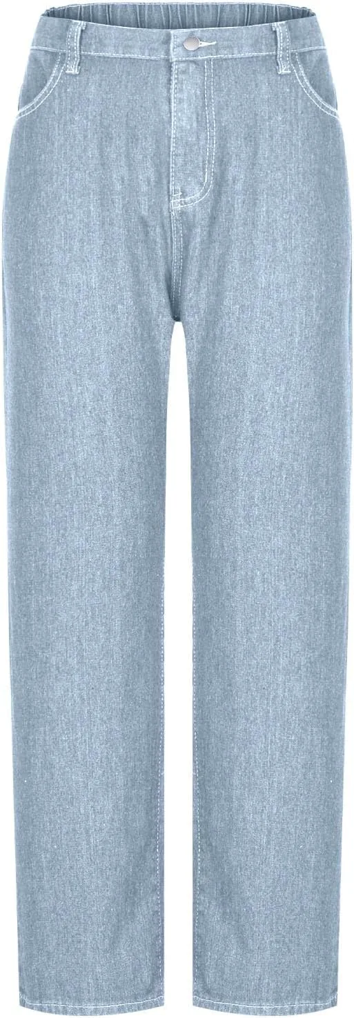 Женские джинсы Wide Leg High Waisted Strechy — фото 3