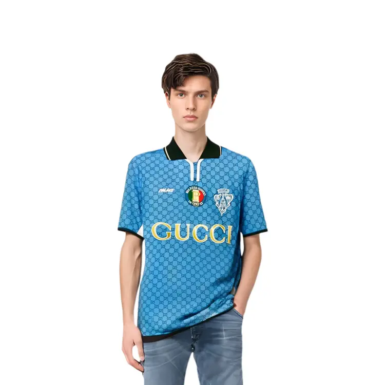 Футболка Gucci, синий — фото 2