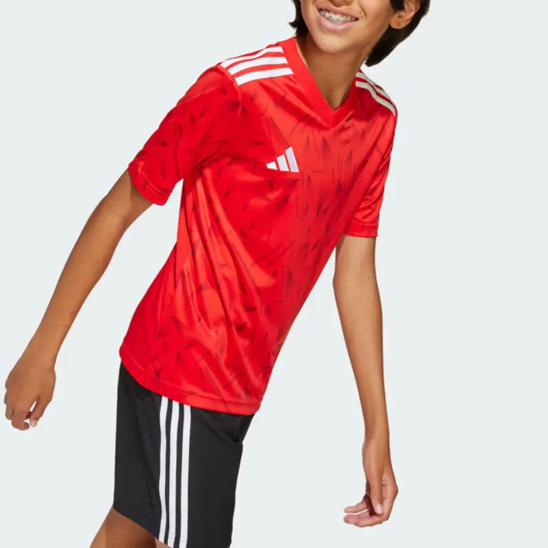 Футболка AEROREADY для подростков Adidas, красный — фото 4
