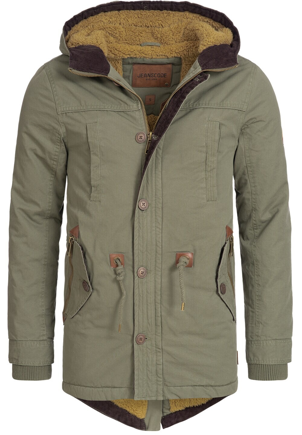 

Зимняя парка INDICODE JEANS Barge, хаки