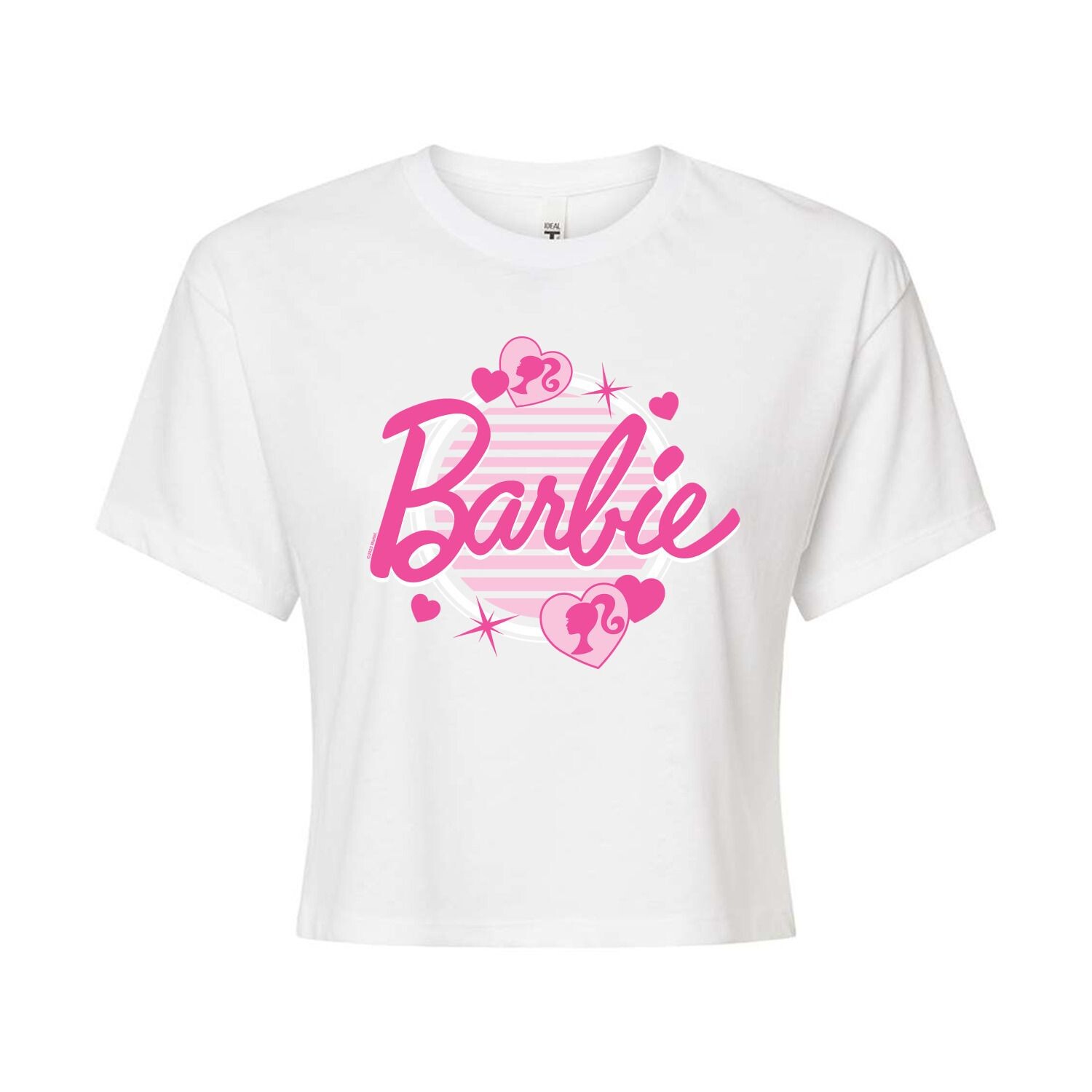 

Укороченная футболка Barbie Glam для детей с графическим рисунком Barbie