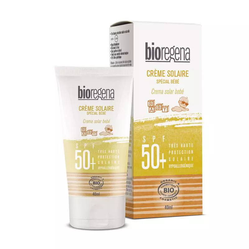

Солнцезащитный крем Crema Solar Bebé Spf 50+ +6M Bio Bioregena, 40 мл