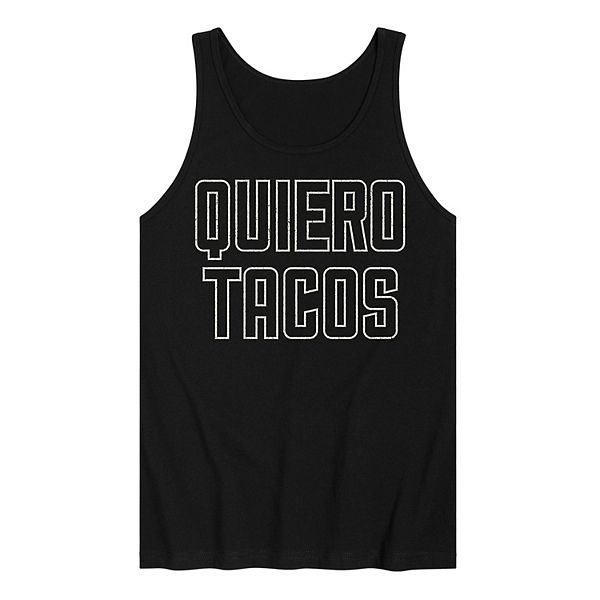 

Мужской топ с принтом "quiero tacos" Licensed Character