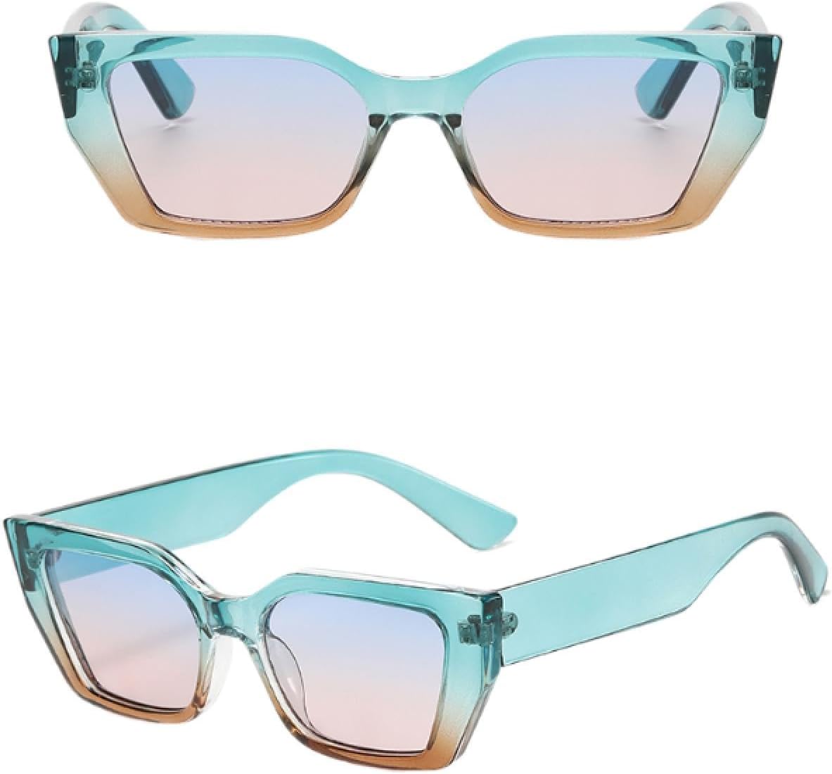 

Солнцезащитные очки с защитой от УФ-излучения UV400 | «Кошачий глаз», маленькая оправа, градиентный оттенок | Для женщин и мужчин, для занятий спортом на открытом воздухе и вождения DSVIGF, 03