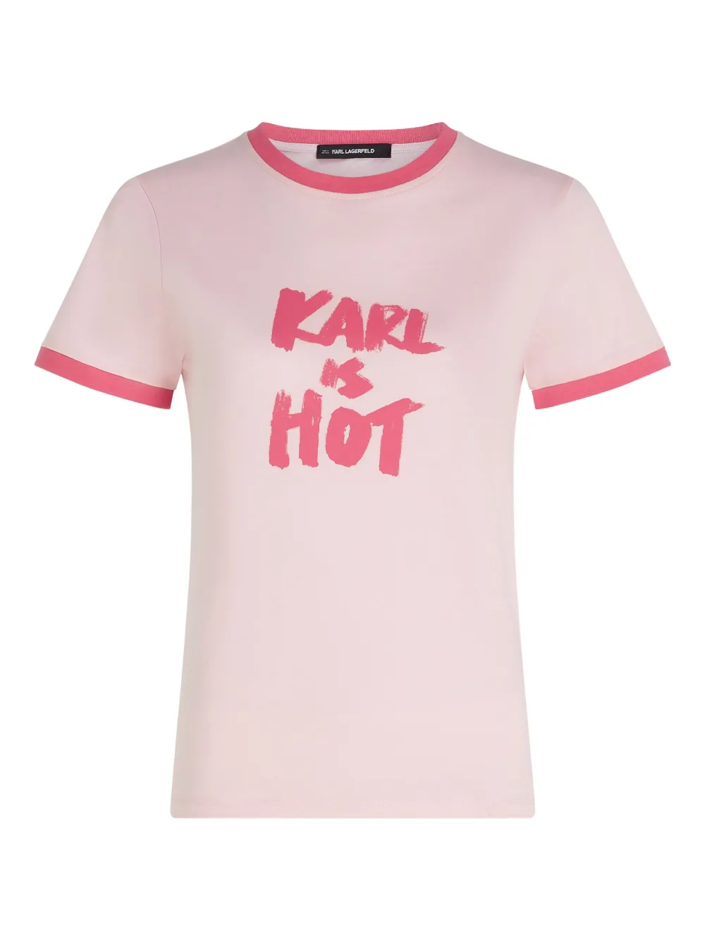 

Футболка Karl Is Hot Karl Lagerfeld, розовый