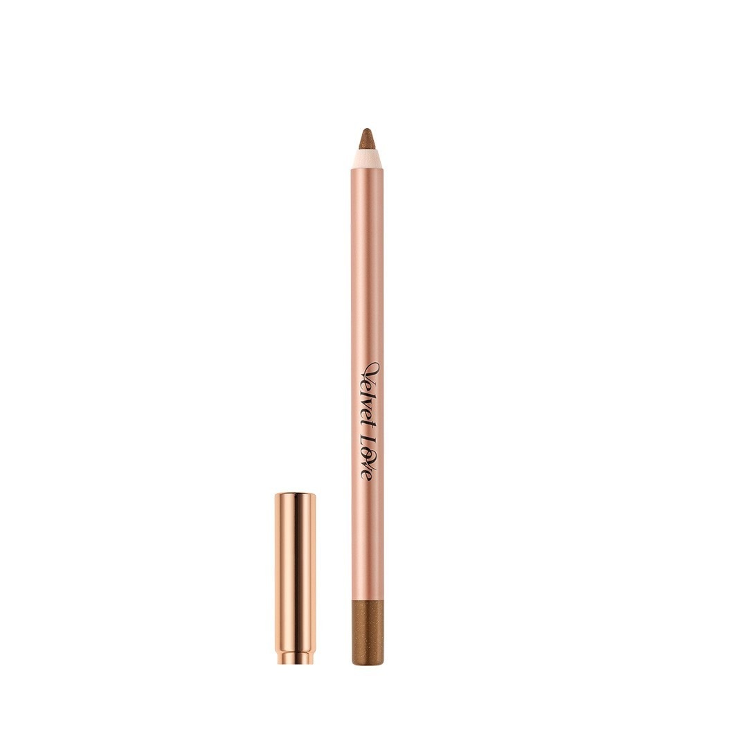 

Подводка для глаз velvet love eyeliner pencil Zoeva, metallic bronze, вес 1.2 гр.