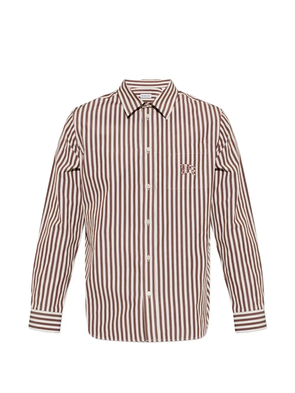 Рубашка BURBERRY Robert, полосатая, коричневый